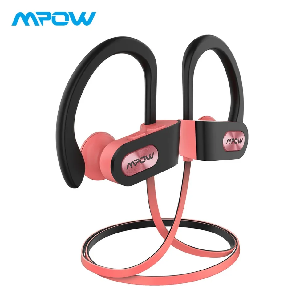 Mpow Flame Bluetooth Earphones Waterproof HiFi Stereo Sport Headphone Wireless Earbuds With Microphone&EVA Case For iPhone X/8/7