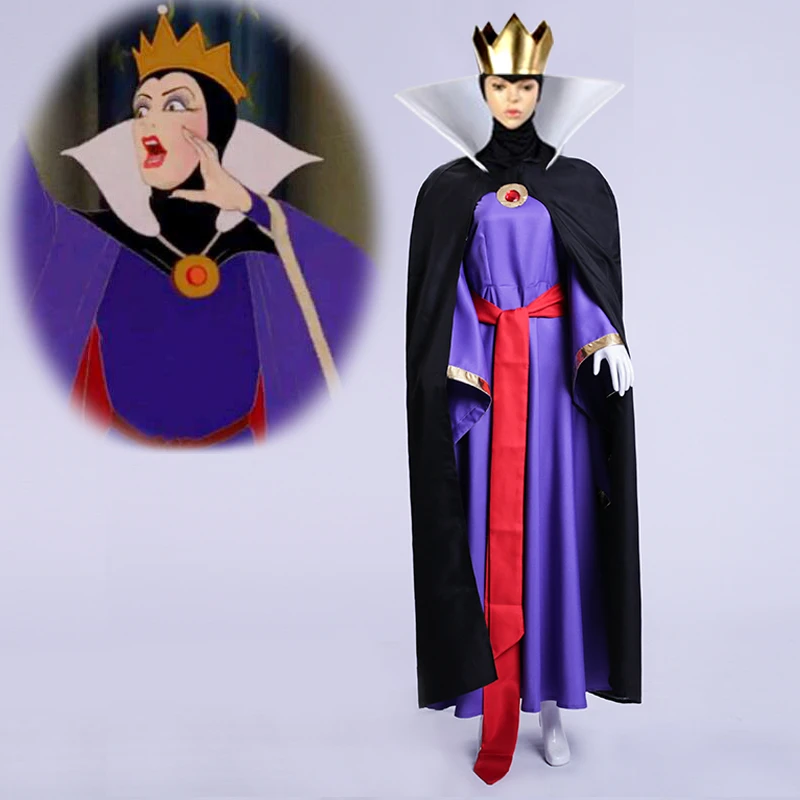 白雪姫悪の女王継母衣装ドレス衣装ハロウィンコスプレ大人 送料クラウン Aliexpress