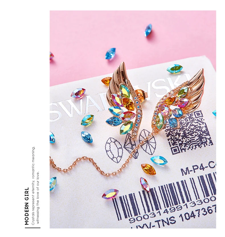 Women's Angel Wings Stud Earrings (10)