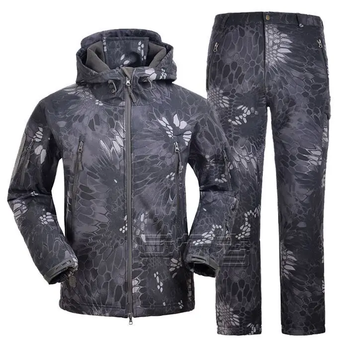 TAD Tactical Softshell мужской Камуфляжный костюм для активного отдыха армия движения