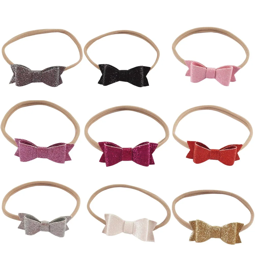 Buy 1 Set (9pcs) Nylon Headband Girls Elastic Hairband