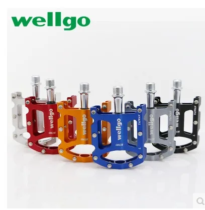 

Wellgo KC003 MTB Cycling Pedals Bicycle 6061 Aluminum Pedal