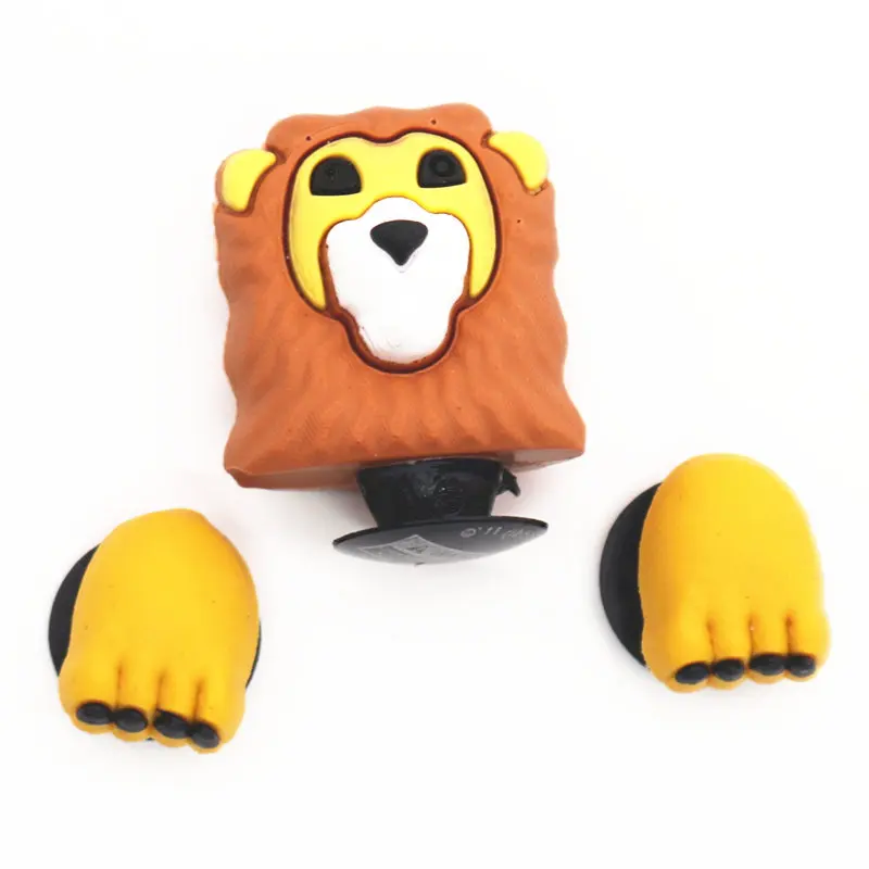 Novelty 3D Dragon Snake Garden Shoe Decoractions Cartoon Animals Style Croc Shoe Charm Accessories Give Your Child the Best Gift