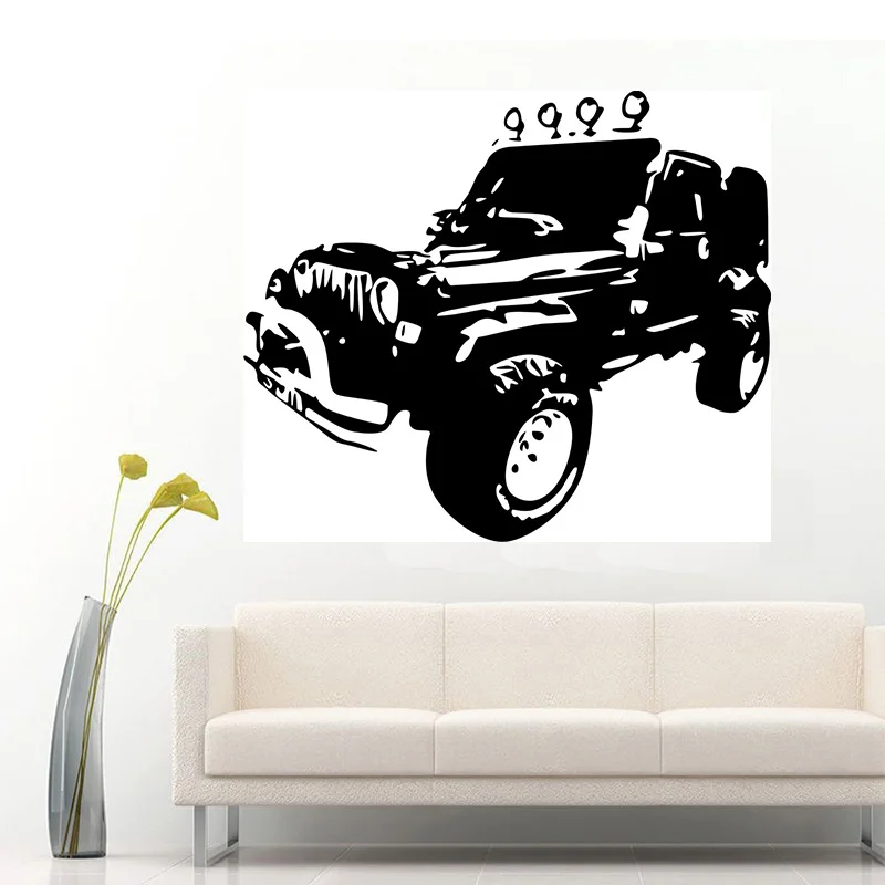 JEEPS WRANGLER Rubicon Sahara Наклейка на стену 2 размера выбор | Дом и сад