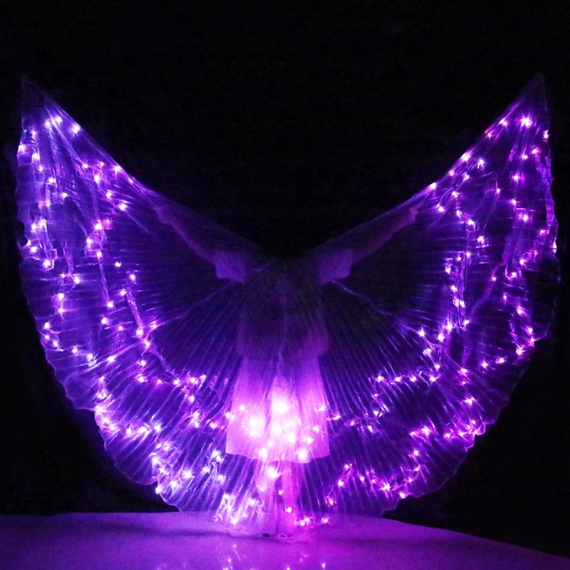  Women Belly dance LED Wings Colorful LED ISIS Wings Adult bellydance Professional Accessory Belly D - 33010241398