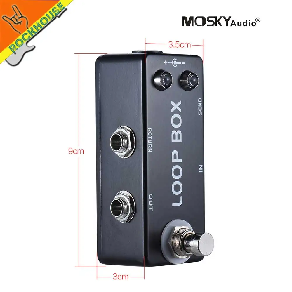 Mosky Loop Box Guitar Pedal Amplifier Box Looper Pedal Connect to AMP Return and Send Jacks Free shipping Mosky Loop Box Guitar Pedal Amplifier Box Looper Pedal Connect to AMP Return and Send Jacks Free shipping