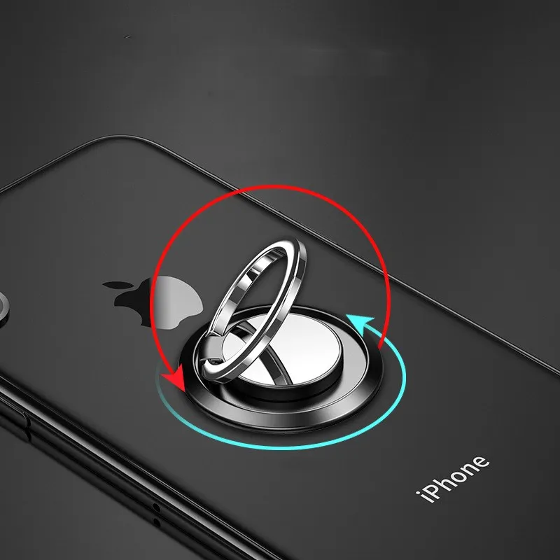 0,18 мм супер ультра-тонкий палец кольцо мобильный телефон подставка держатель для iPhone X 7 6S Plus ipad MP3 Автомобильный держатель Подставка для samsung S10 S8
