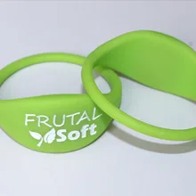 13,56 МГц FM11RF08 СЧ 1к S50 RFID браслет силиконовый браслет NFC карта часов браслет на запястье Карточки контроля доступа без логотипа