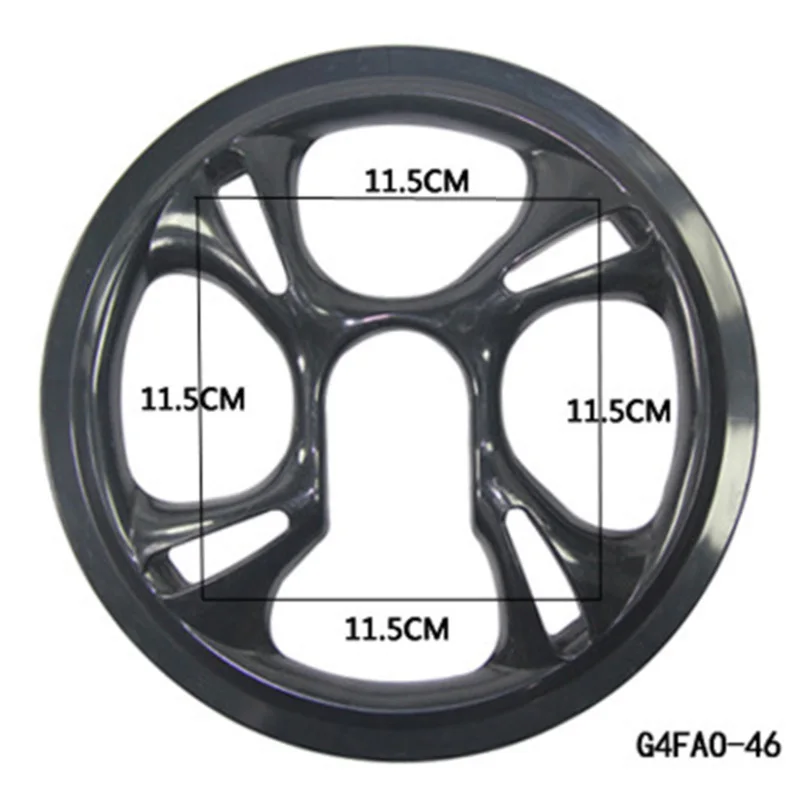 Велосипедный Спорт Аксессуары 42 т/44 т/46 т велосипед шатуны звезду/Передняя защитная крышка - Цвет: G4FAO-46