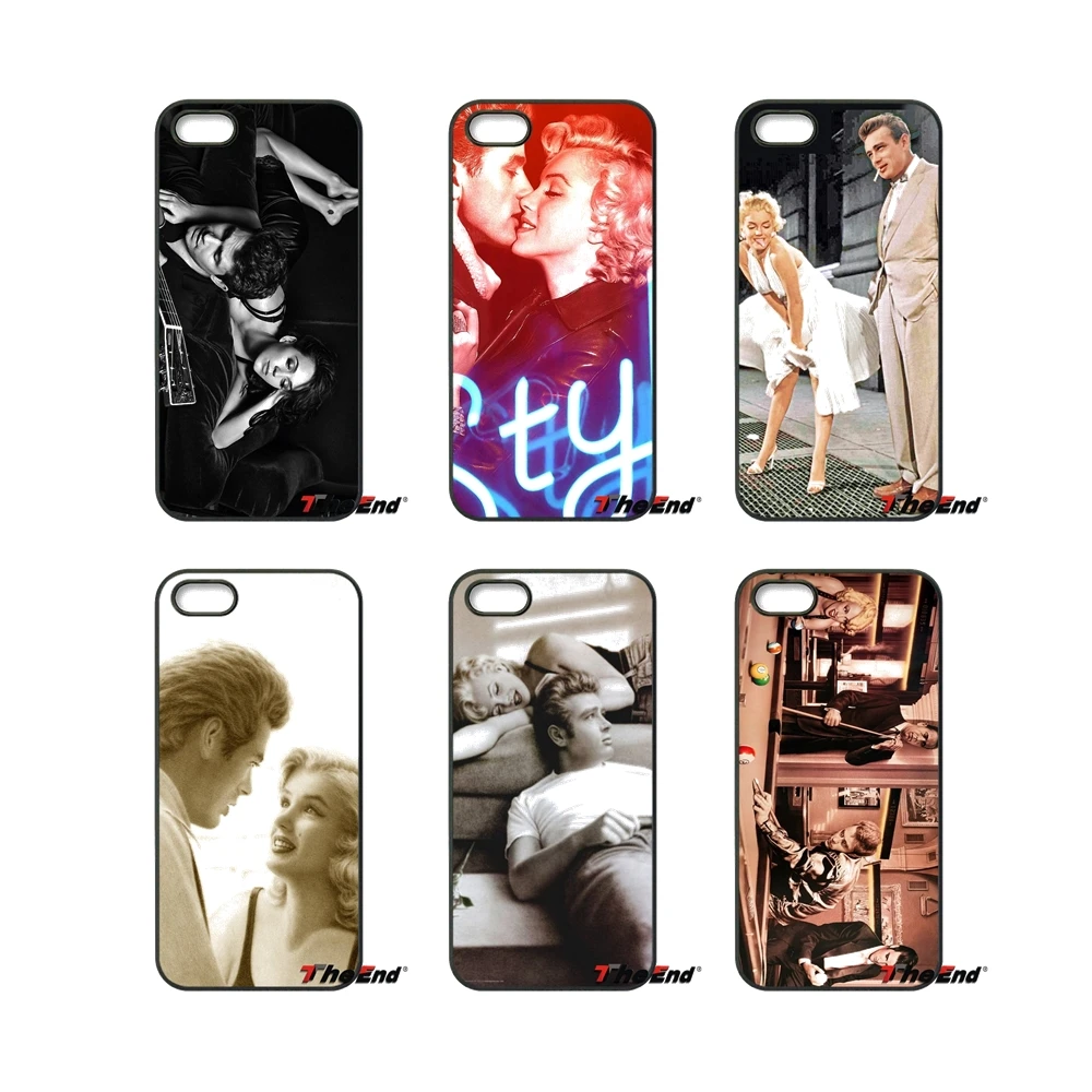 Джеймс Дин Мэрилин Монро для Ipod Touch iPhone 4 4S 5 5S 5C SE 6 S 7 Plus samung galaxy A3 A5 J3 J5 J7 2016 2017 чехол |