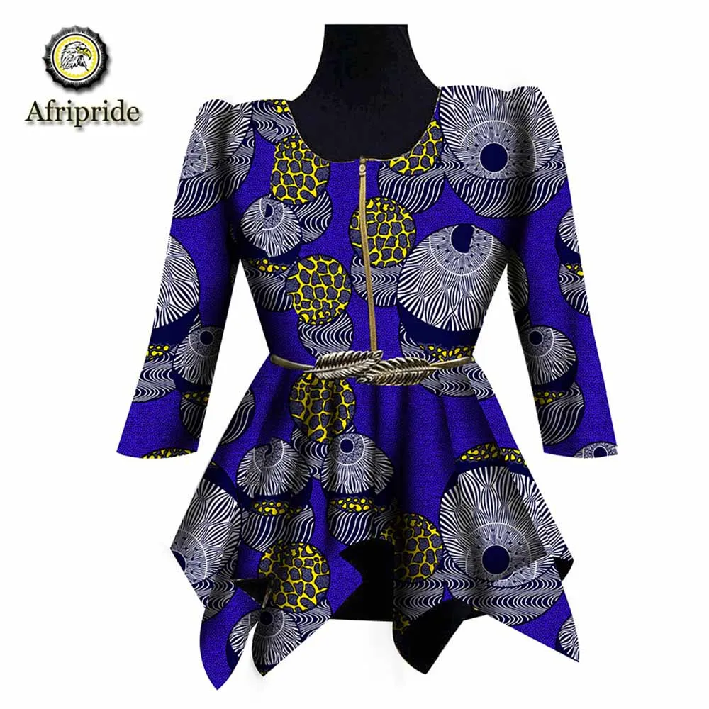 2018~2019 African women coat  pure cotton  spring&autumn ankara print dashiki bazin riche fabric AFRIPRIDE fashion coat S1824005