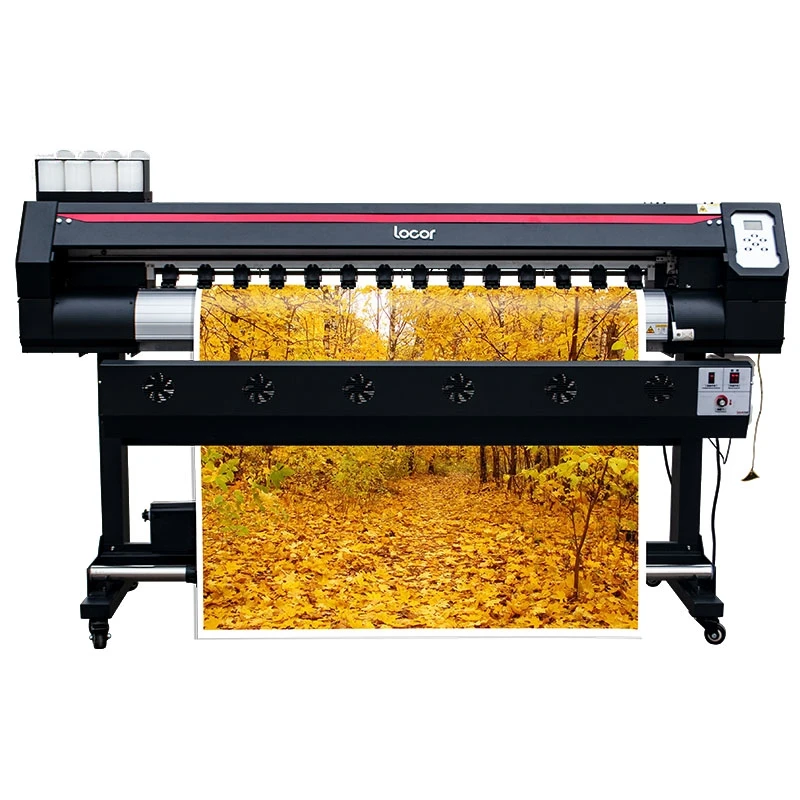 Digital Inkjet Large Format Printer 1.6m Car Vinyl Sticker Maker Machine Outdoor Eco Solvent Plotter Poster Printing Machine