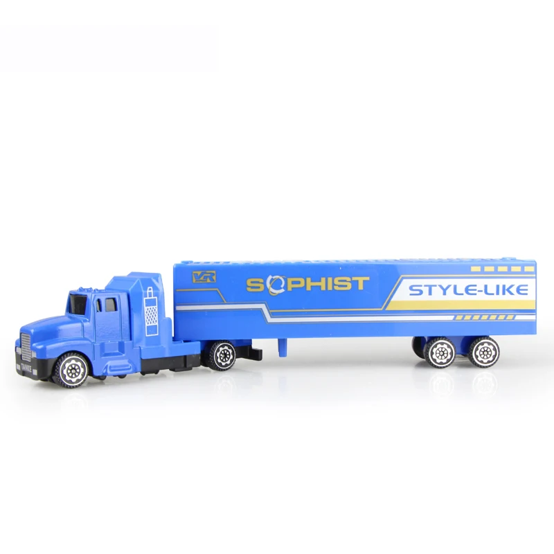 5 цветов Feichao сплав под давлением и Пластик грузовик игрушки модуль автомобиль контейнер красный грузовик детские развивающие игрушки для