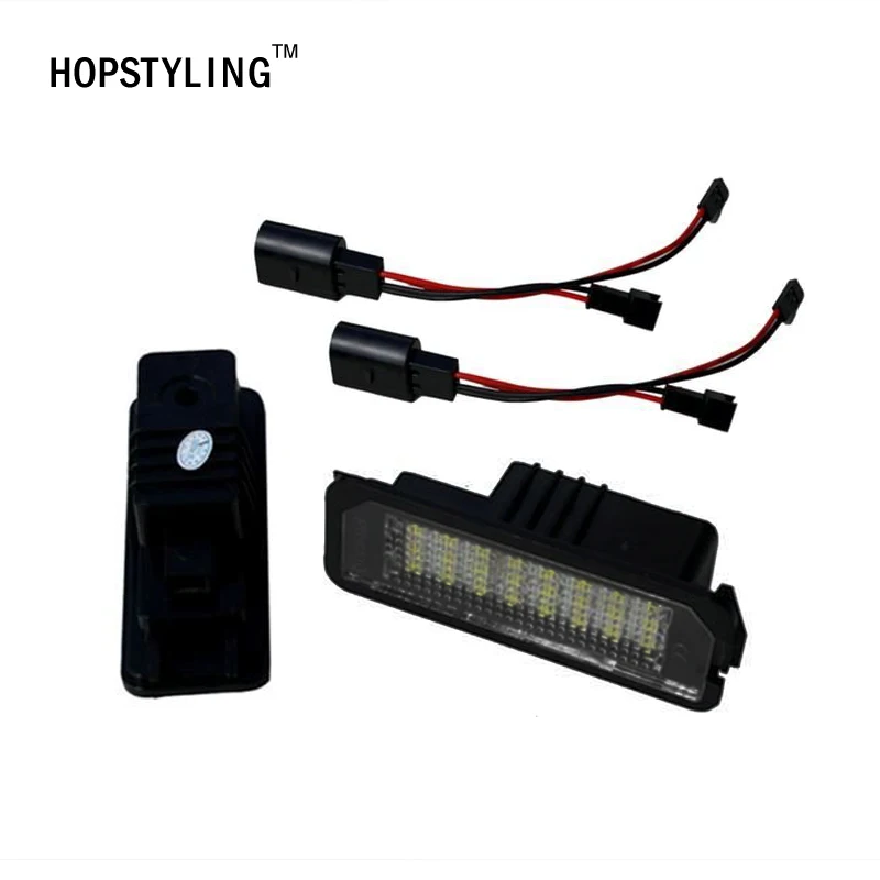 HOPSTYLING 2x замена лампы 18SMD светодиодный номерной знак светильник комплект для Porsche Boxster Cayman Carrera Cayenne 987/997/958