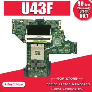 

Free shipping U43F laptop motherboard for cpu with integrated graphics card 100% tested
