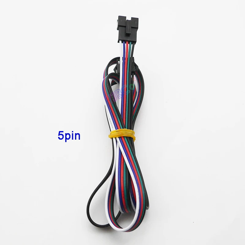 5 шт 1 метр 4pin 5pin 22AWG JST SM штекер провод «Папа-мама» Соединительный кабель для RGB светодиодные ленты Модуль светильник