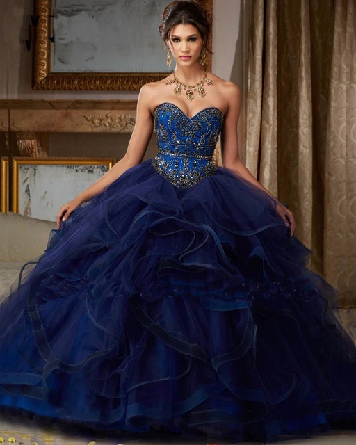 Dark Blue Sparkly Dress