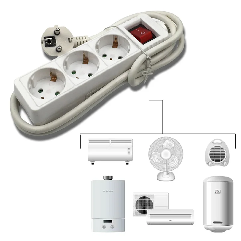 Умная розетка управление дома Multi-function power Strip пористая Клеммная плата