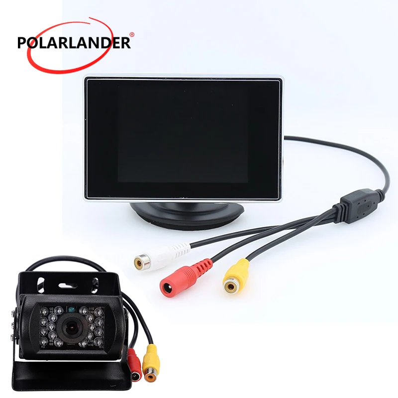 

3.5" TFT LCD Car Monitor Auto TV car Screen Parking Reverse Monitor Rear View Camera Backup Camera Backup Camera for Bus
