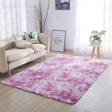 Утолщенные вымытые шелковые волосы нескользящий ковер гостиная журнальный столик одеяло спальня прикроватный коврик коврики для йоги сплошной цвет плюш