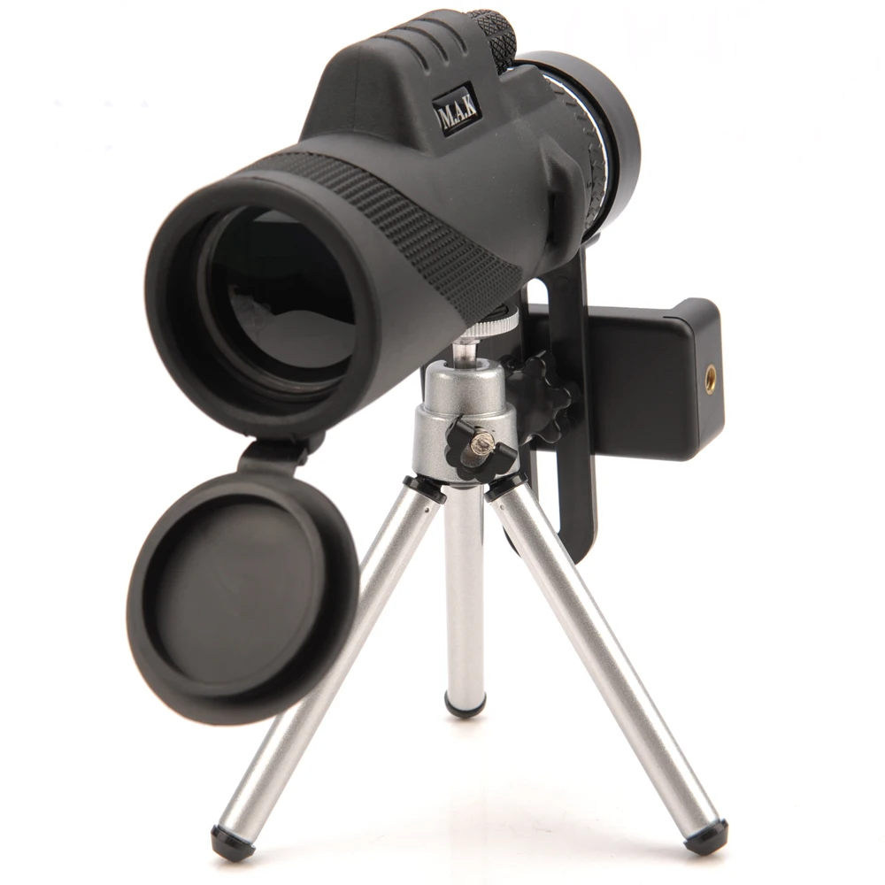 40x60 Монокуляр мощный бинокль большой ручной телескоп lll ночного видения военный HD Профессиональный Охота