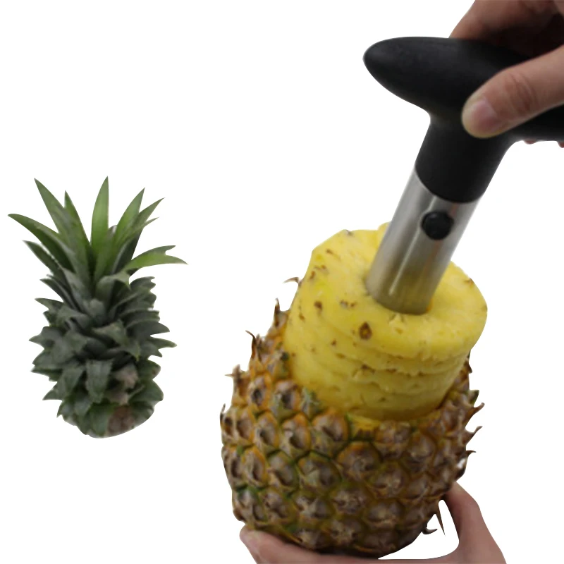 Black Stainless Steel Pineapple Peeler Pineapple Artifact