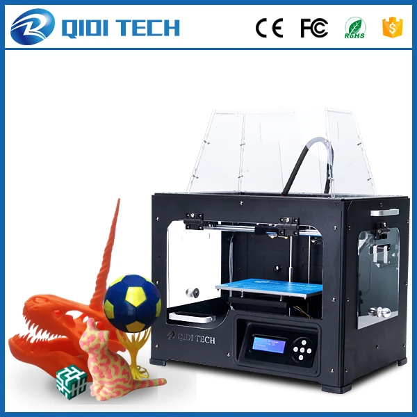 Prix pour 2017 Date De Haute Qualité QIDI TECH Je Double extrudeuse 3D imprimante avec mise à niveau 7.8 version carte mère W/2 livraison ABS PLA filaments Prix pour 2017 Date De Haute Qualité QIDI TECH Je Double extrudeuse 3D imprimante avec mise à niveau 7.8 version carte mère W/2 livraison ABS PLA filaments