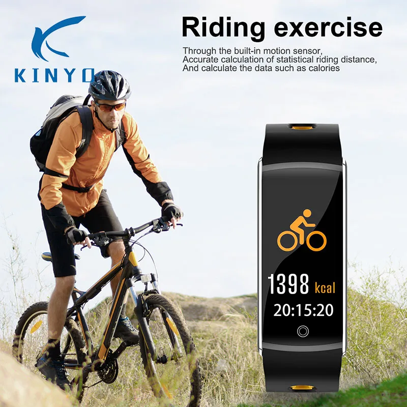 

Bluetooth Smart band waterproof fitness tracker Wristband Outdoor activity tracker swimming smart band gifts for sports lovers