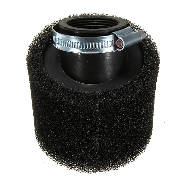 

38mm PIT DIRT BIKE 45 DEGREE DOUBLE FOAM ANGLED AIR FILTER 110cc 125cc CRF BLACK