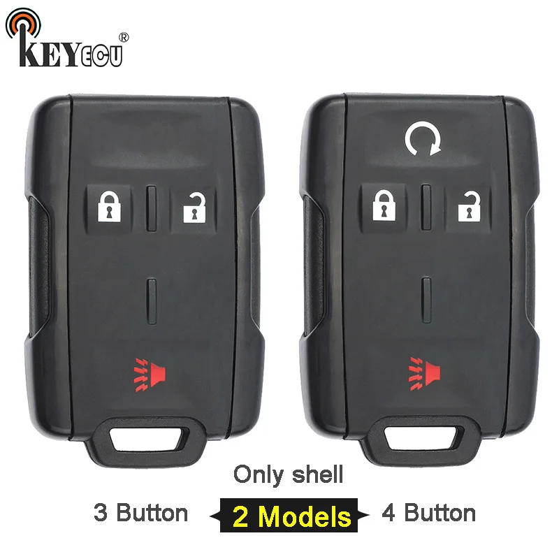 KEYECU for Chevrolet Colorado Silverado 1500 2500 3500 Remote Key Shell Case Fob 2+1 3+1 3 4 Button FCC ID: M3N-32337100 | Автомобили и