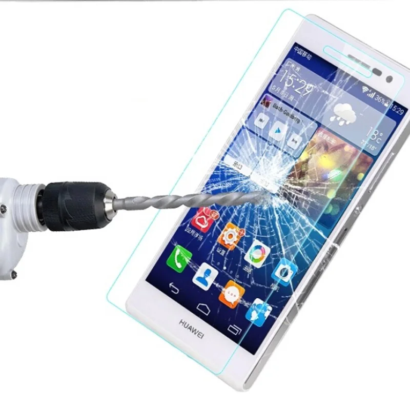 2.5D 9 H закаленное Стекло Экран протектор для Huawei Honor 4C 4X 5C 5x6 7 8 V8 Ascend p8 P9 Lite G7