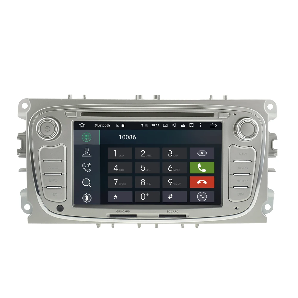 Sale Octa Core Android 9.0 Car Radio GPS Navigation Stereo For FORD Focus 2 2008-2010 Mondeo S-MAX  Auto Audio Ram 4g 64g 4