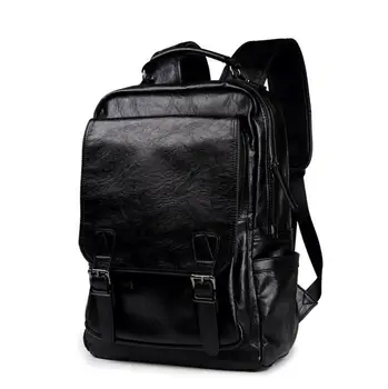 

070217 men fashion backpack student school bag