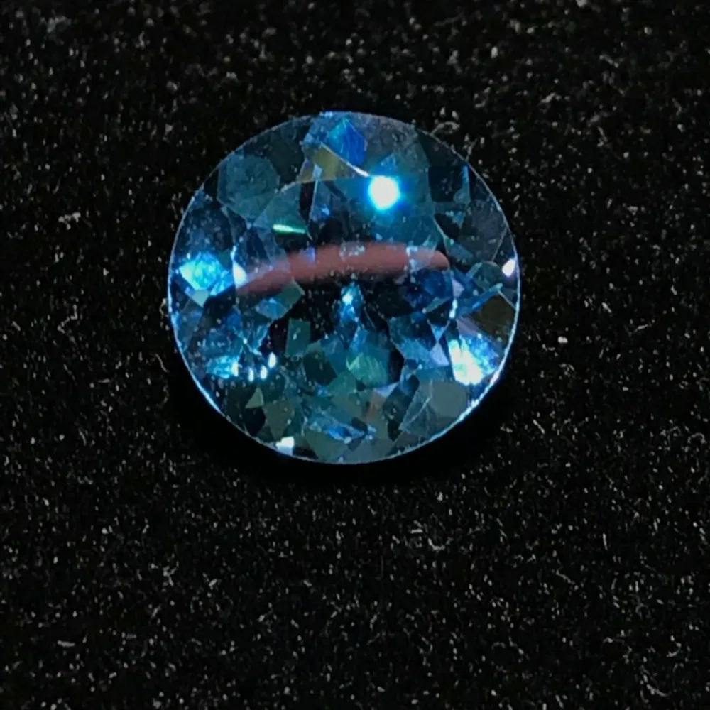 4.3 ct natural sky blue topaz loose stone 10 mm * 10 mm oval cut topaz loose gemstone
