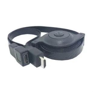 

70.9" HDMI Male-Female Gold Plated Plug Retractable Flex Extension Video Cable