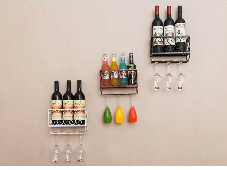 Металлический держатель бокалов для хранения вина, винный стеллаж, подвесной винный бар, стеклянный держатель для хранения стаканов