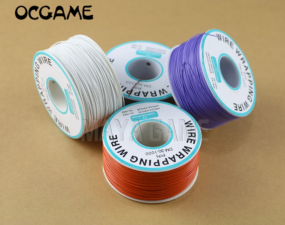 Ocgame 250 Metri Avvolgimento Filo Elettrico Avvolgimento Filo 10 Colori Filo Singolo Rame Awg30 Cavo Ok Filo E Filo Pcb Cavo Fai Da Te