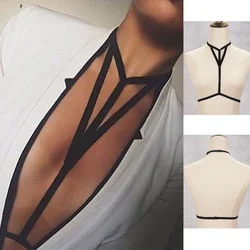 JLX.HARNESS Fetish Wear Cage Bra Women's Sexy Body Harness Promotion Harajuku Harness Bra Goth Bondage Lingerie O0401