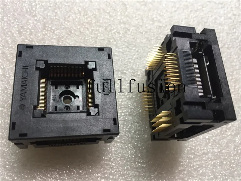 Фонарь QFP100P 0 5 мм тестовая розетка Yamaichi IC размер корпуса ic 14x14 TQFP100 сгорание в