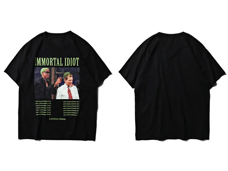 Idiot Print Tshirts 1