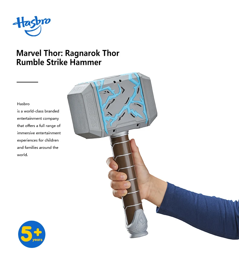 Hasbro Марвел Тор Ragnarok Тор Rumble Strike Hammer Мстители фигурка Коллекционная модель игрушки для мальчиков со звуковыми эффектами подарок