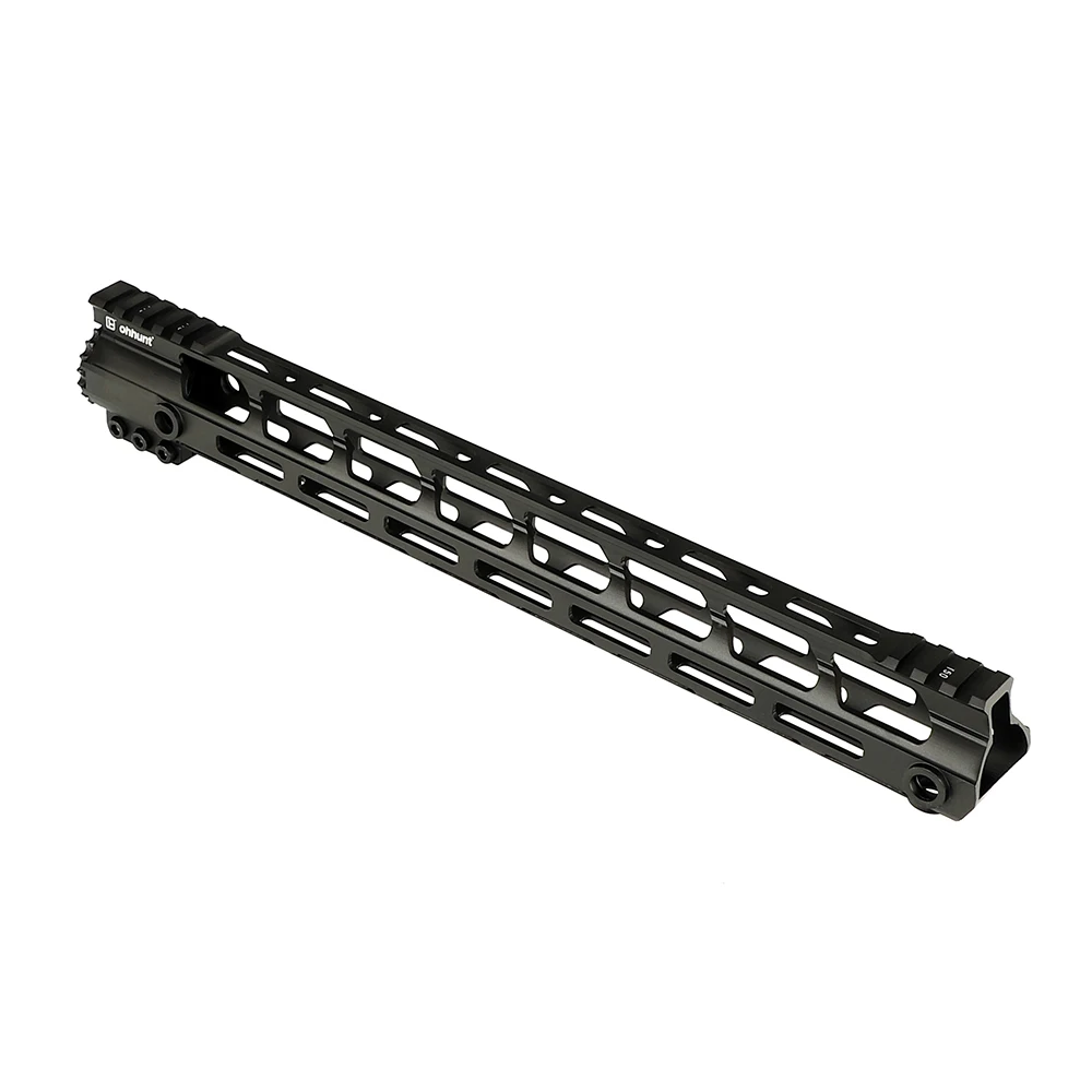 Ohhunt Tactical AR15 поплавок M-LOK Handguard " 9" 1" 12" 13," 15" Пикатинни Вивер рейка с стальной бочкой гайка