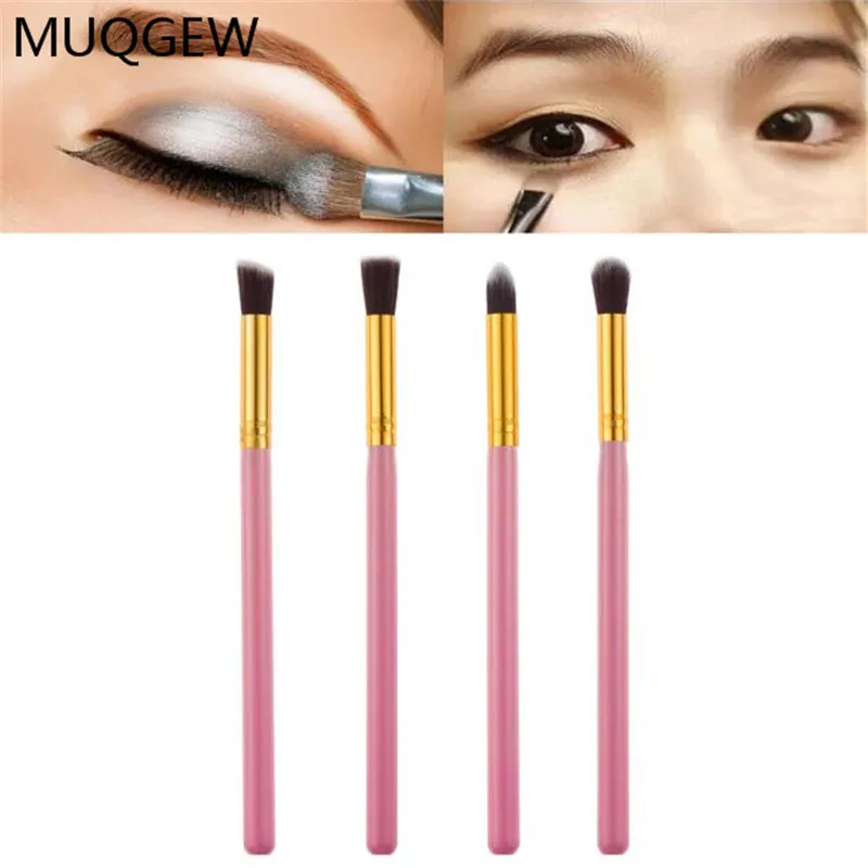 

4Pcs Cosmetic Eye Shadow Eye Contour Powder Foundation Blending Brush Set