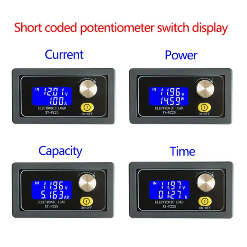 

Constant Current Electronic Load Module Battery Discharge Capacity Tester