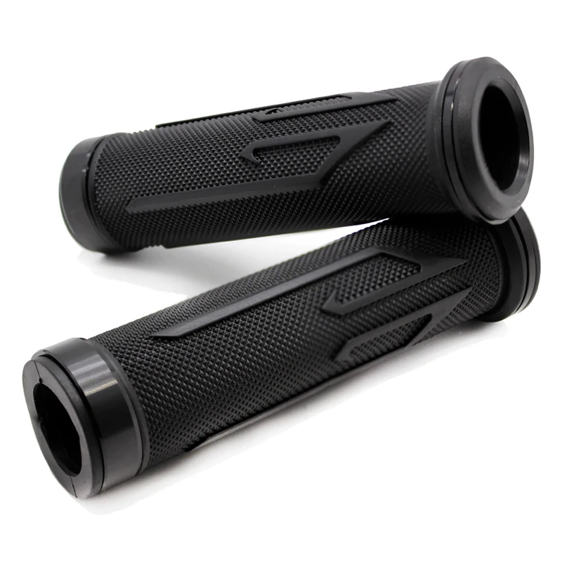 Nordson Black Universal 22mm Motorcycles Handle Grips Handlebar Grips for Suzuki Honda Kawasaki Yamaha Buell Ducati