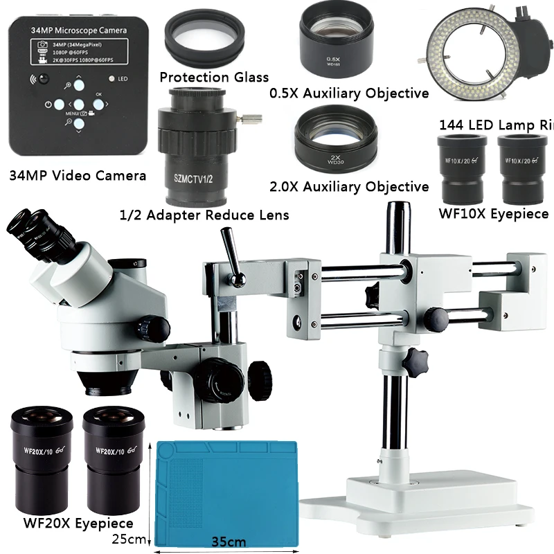 34MP Full HD 1080P 60FPS HDMI Electron Industry Digital