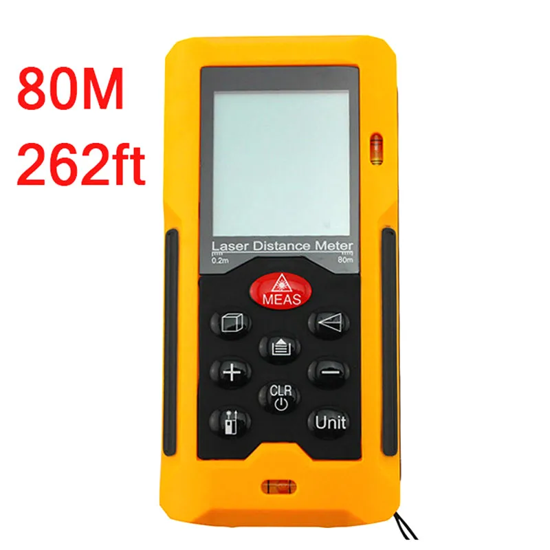 

80m Big Discount Laser Range Finder Only left 4pcs Laser Distance Meter Medidor Laser Measure Area/Volume Tool Rangefinder