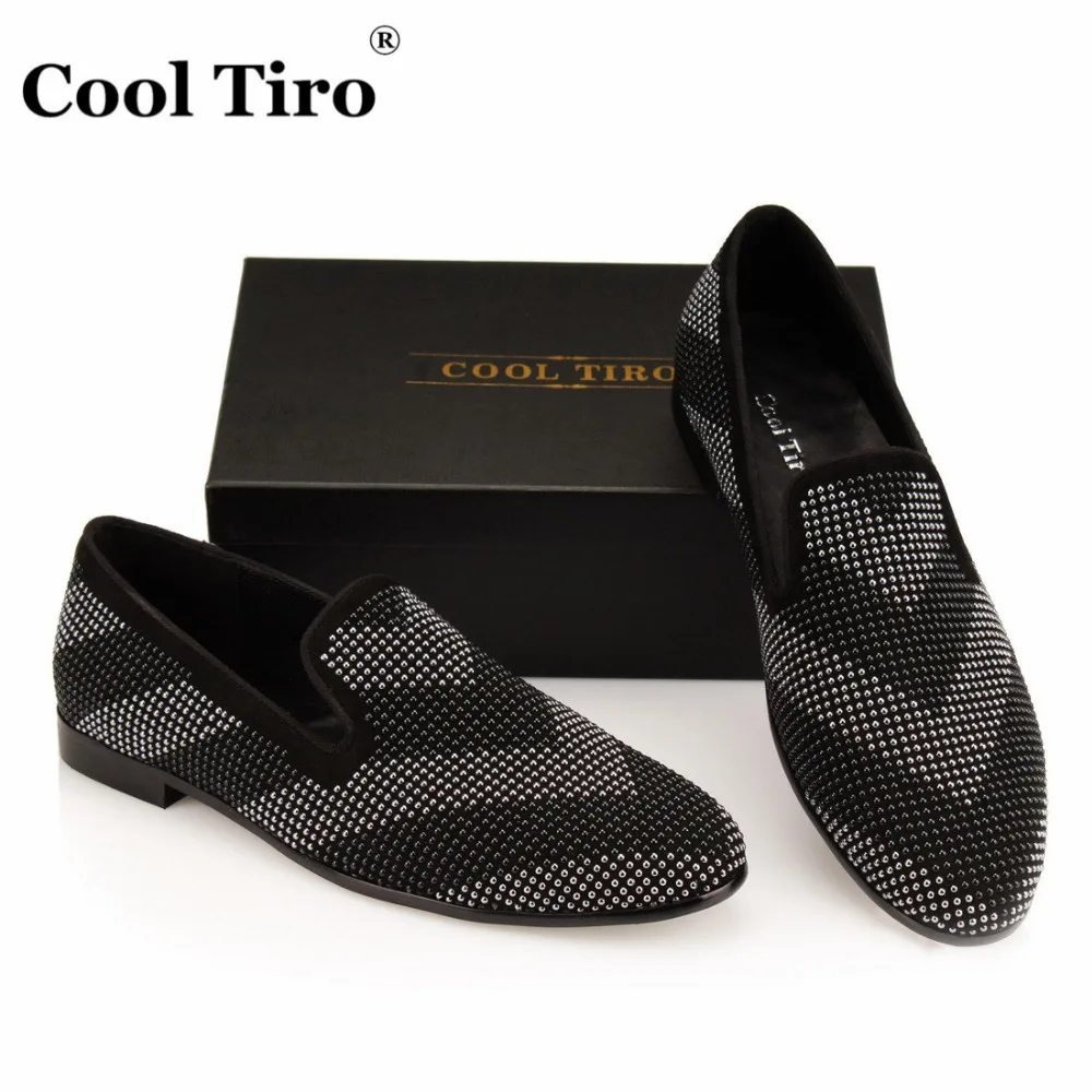 Rhinestone Loafers Men Flats strass Slippers (5)