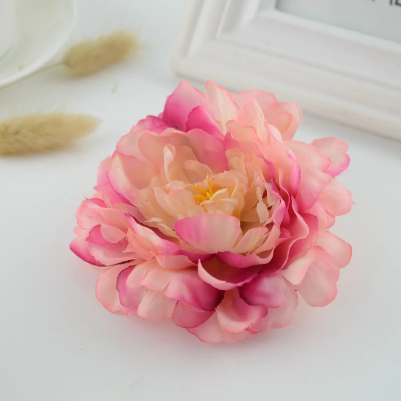1pcs wedding arch boutonniere artificial flowers peony decorative crafts garland head wreaths fake flowers