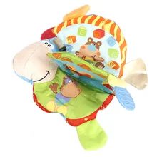 Baby Toy Infant animal book Toys cloth Dolls kids Development Learning Educational toys for children baby Rattles toy WJ087